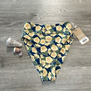 Benoa Swim KEANI bottom in Ilima Floral Bikini high waisted XS NEW!!